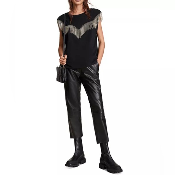 Padded Black Tank 
ALLSAINTS - Picture 2 of 10